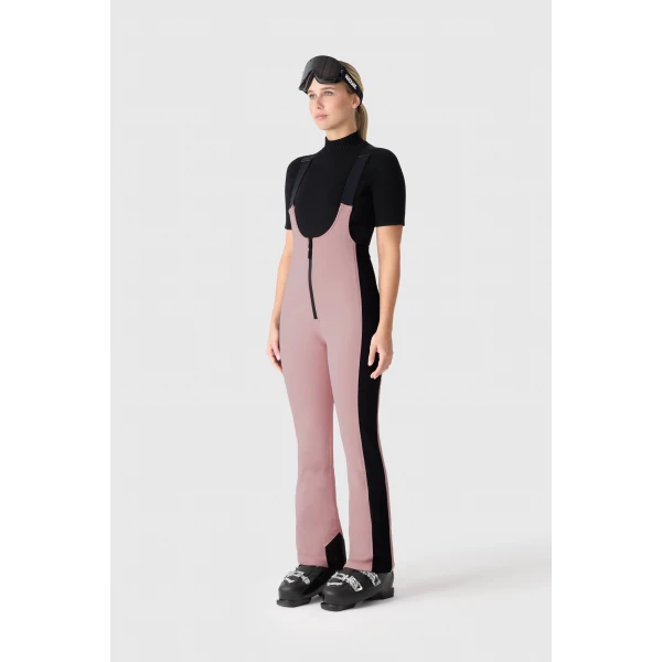 Mackage Gia-R Agile-360 Fitted Ski Suspenders in Blush