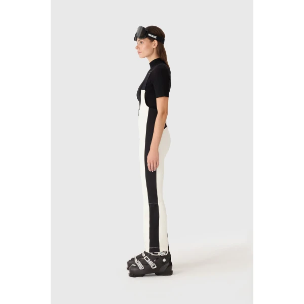 Mackage Gia-R Agile-360 Fitted Ski Suspenders in Off White
