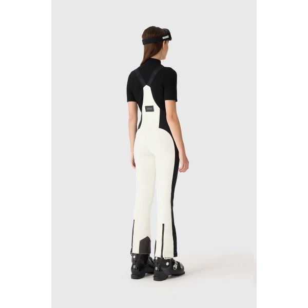 Mackage Gia-R Agile-360 Fitted Ski Suspenders in Off White