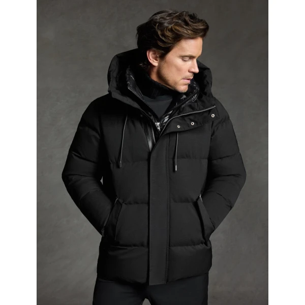 Mackage Graydon 2-In-1 Nordic Tech Heavy Down Jacket in Black