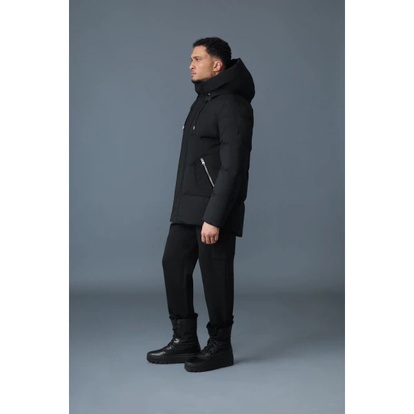 Mackage Graydon 2-In-1 Nordic Tech Heavy Down Jacket in Black