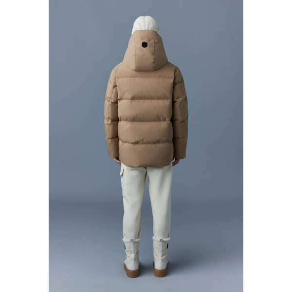 Mackage Graydon 2-In-1 Nordic Tech Heavy Down Jacket in Light Camel