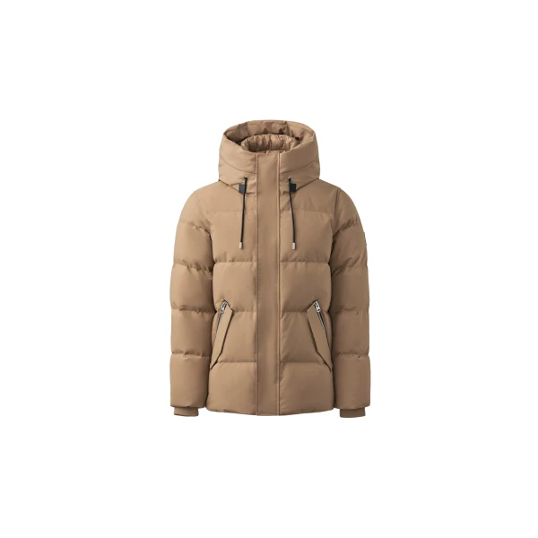 Graydon 2-In-1 Nordic Tech Heavy Down Jacket in Light Camel