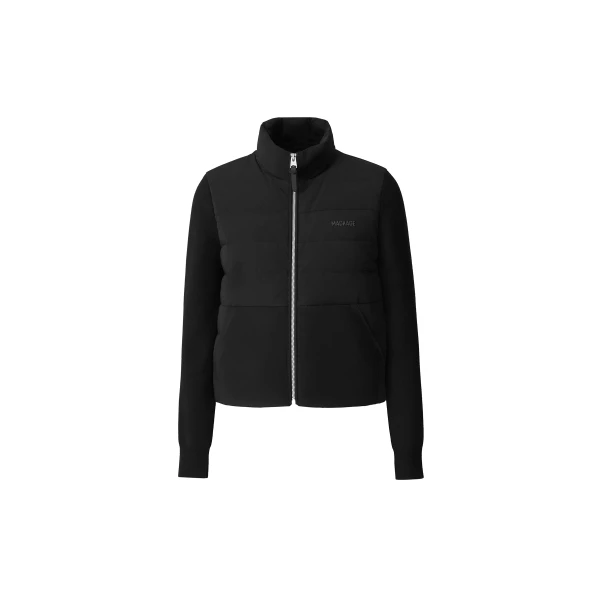 Gretel Hybrid Down Jacket in Black