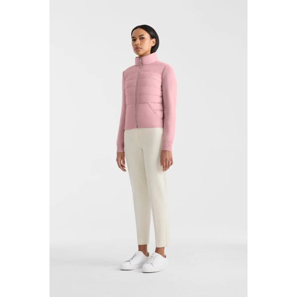 gretel hybrid down jacket soft pink