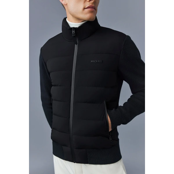 Mackage Haney-CITY Hybrid Light Down Jacket in Black