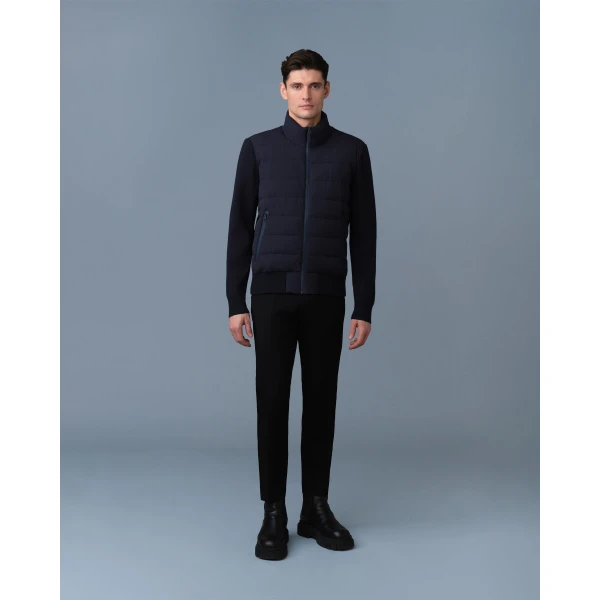 Mackage Haney-CITY Hybrid Light Down Jacket in Navy