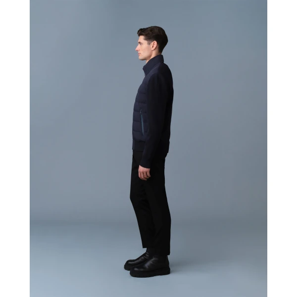 Mackage Haney-CITY Hybrid Light Down Jacket in Navy