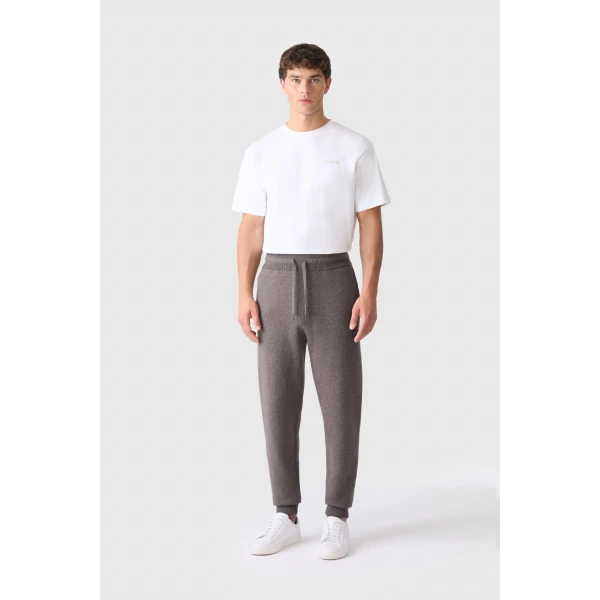 Mackage Harrison-Z Cashmere-Blend Sweatpants in Coffee