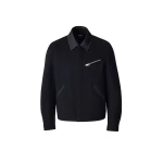 Mackage Hayes Double-Face Wool Workwear Jacket in Navy