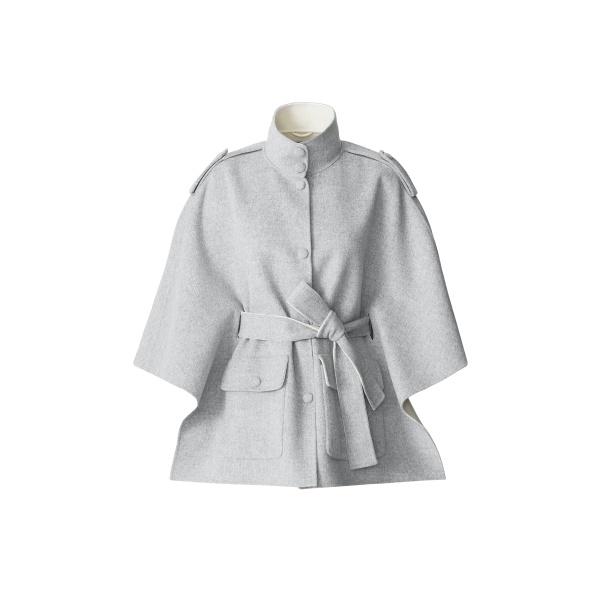 mackage henrietta double-face wool cape jacket
