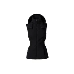 Mackage Hoshi Light Down Hooded Vest in Black