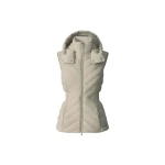 Mackage Hoshi Light Down Hooded Vest in Light Camel