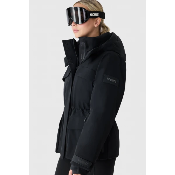 Mackage Iclyn-RZ Medium Down Ski Jacket in Black