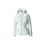 Mackage Idalee Light Down Hooded Jacket in Cream