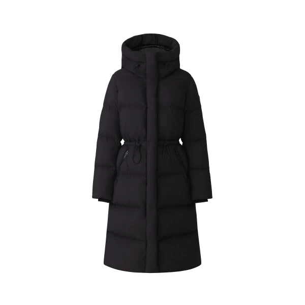 mackage ishani-sc soft crinkle long jacket