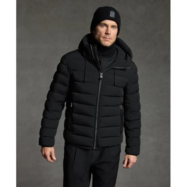 Mackage Jack-Z Agile-360 Stretch Light Down Jacket in Black