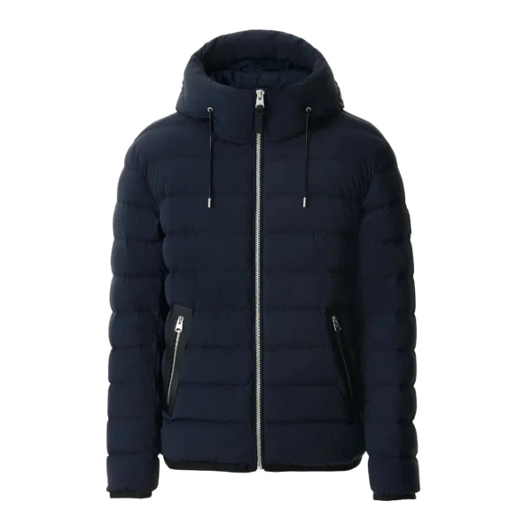 Mackage Jack-Z Agile-360 Stretch Light Down Jacket in Navy