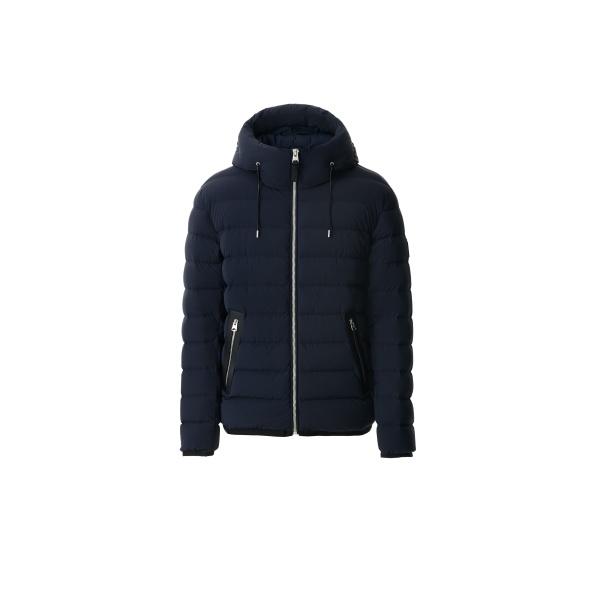 Mackage Jack-Z Agile-360 Stretch Light Down Jacket in Navy