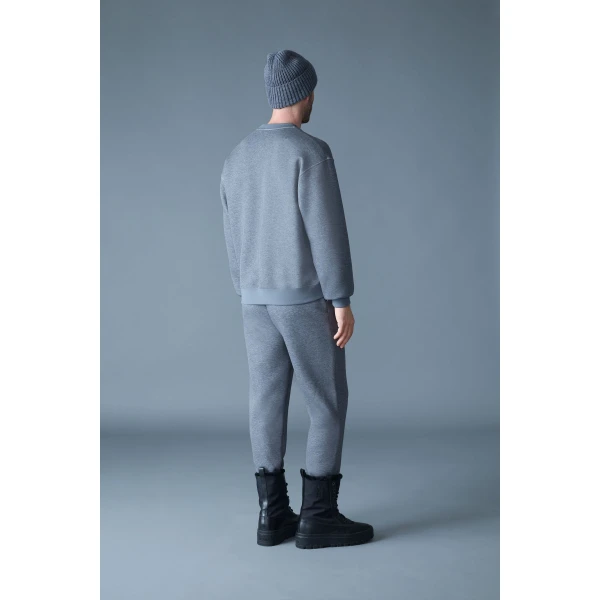 Mackage Jamil-R Double-Face Jersey Sweatpants in Carbon Mix