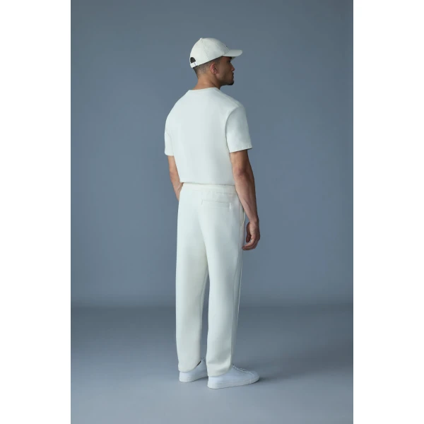 Mackage Jamil-R Double-Face Jersey Sweatpants in Cream
