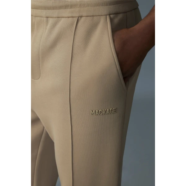 Mackage Jamil-R Double-Face Jersey Sweatpants in Light Camel