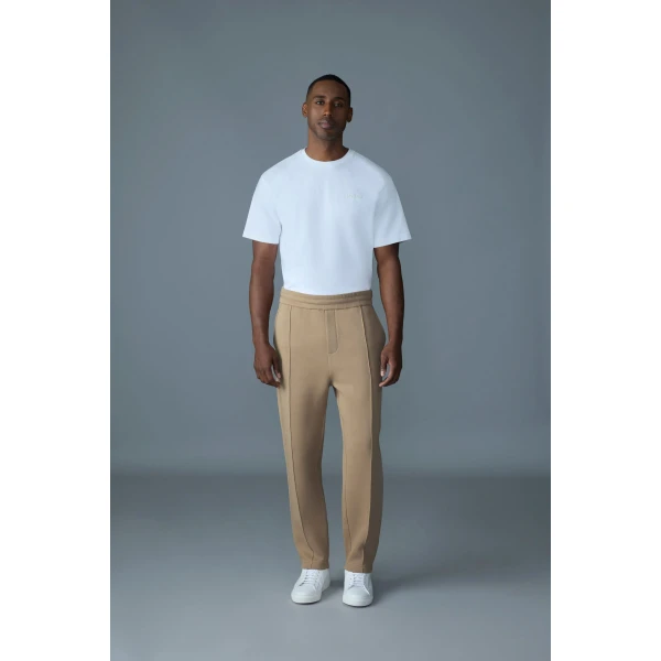 Mackage Jamil-R Double-Face Jersey Sweatpants in Light Camel