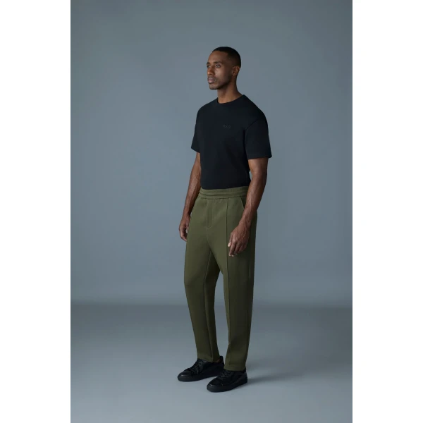 Mackage Jamil-R Double-Face Jersey Sweatpants in Light Military