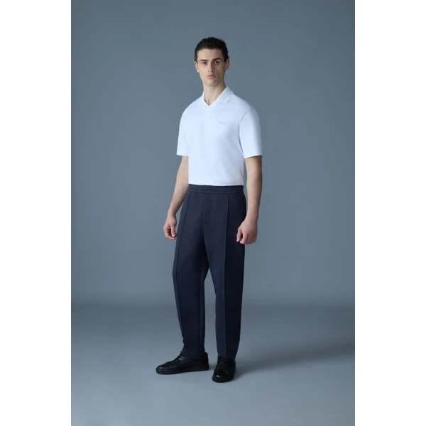 Mackage Jamil-R Double-Face Jersey Sweatpants in Navy