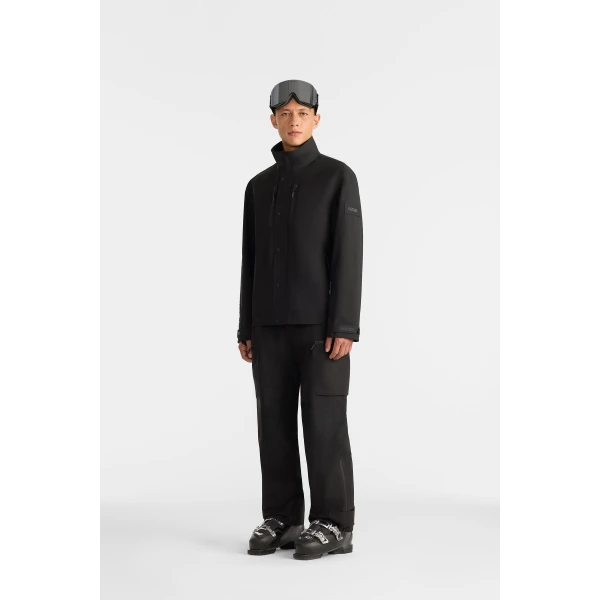 Mackage Jaxton Shell Ski Jacket in Black, view 4 | Men Jackets | Coveti