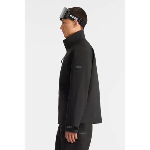 Mackage Jaxton Shell Ski Jacket in Black, view 5 | Men Jackets | Coveti
