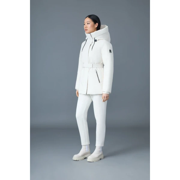 Mackage Jeni-NF 2-In-1 Down Parka in Cream