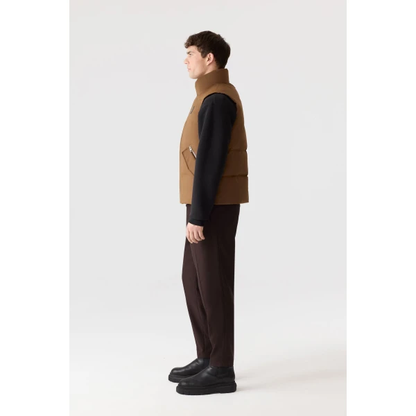Mackage Joseph Nordic Tech Down Vest in Earth Brown
