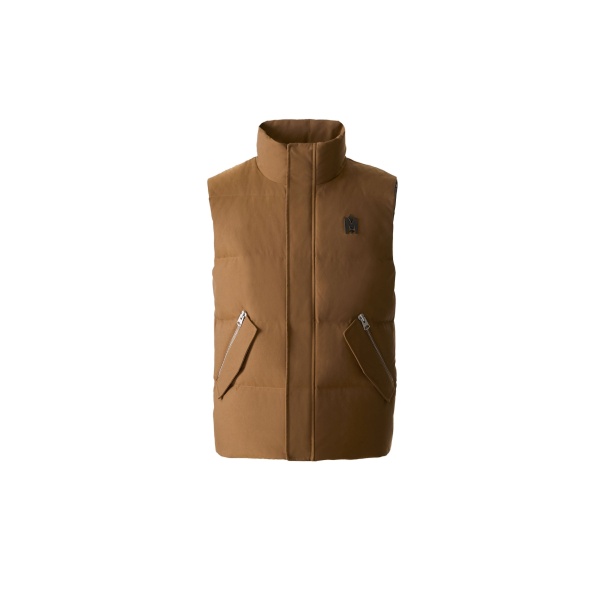 Mackage Joseph Nordic Tech Down Vest in Earth Brown