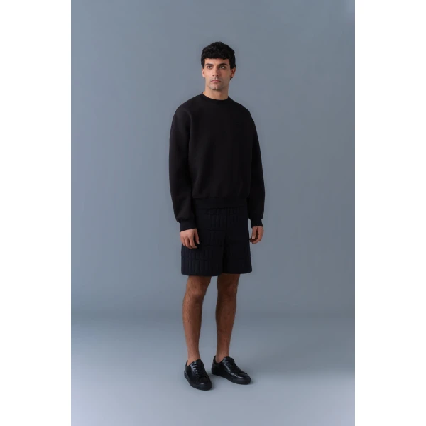 Mackage Julian Double-Face Jersey Sweatshirt in Black