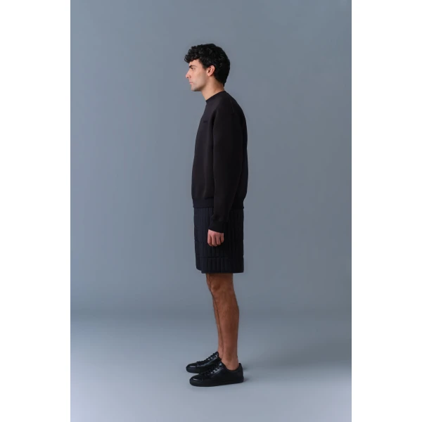 Mackage Julian Double-Face Jersey Sweatshirt in Black