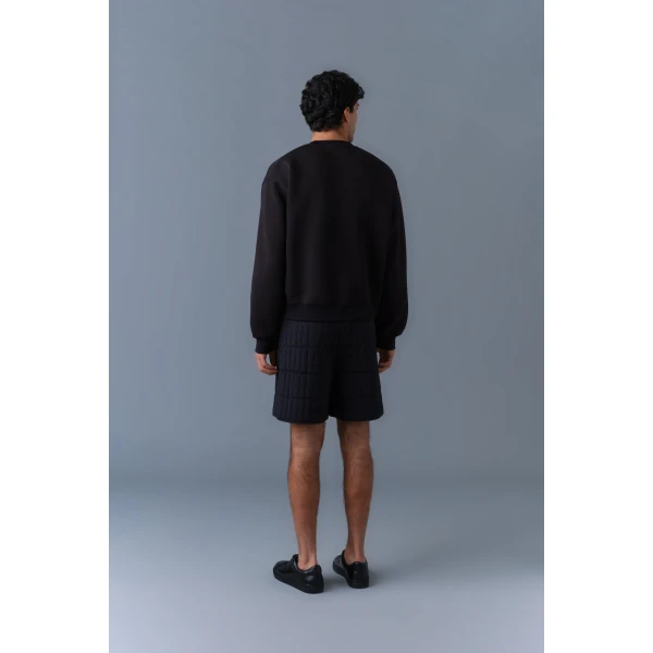 Mackage Julian Double-Face Jersey Sweatshirt in Black
