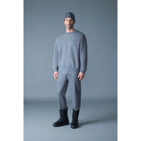 Mackage Julian Double-Face Jersey Sweatshirt in Carbon Mix