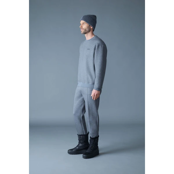 Mackage Julian Double-Face Jersey Sweatshirt in Carbon Mix