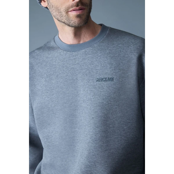 Mackage Julian Double-Face Jersey Sweatshirt in Carbon Mix