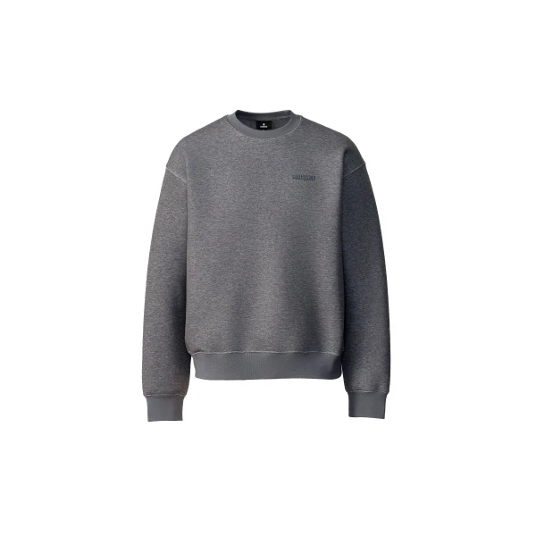 Julian Double-Face Jersey Sweatshirt in Carbon Mix