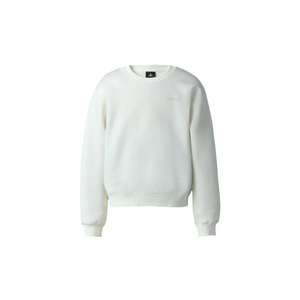 Mackage Julian Double-Face Jersey Sweatshirt in Cream