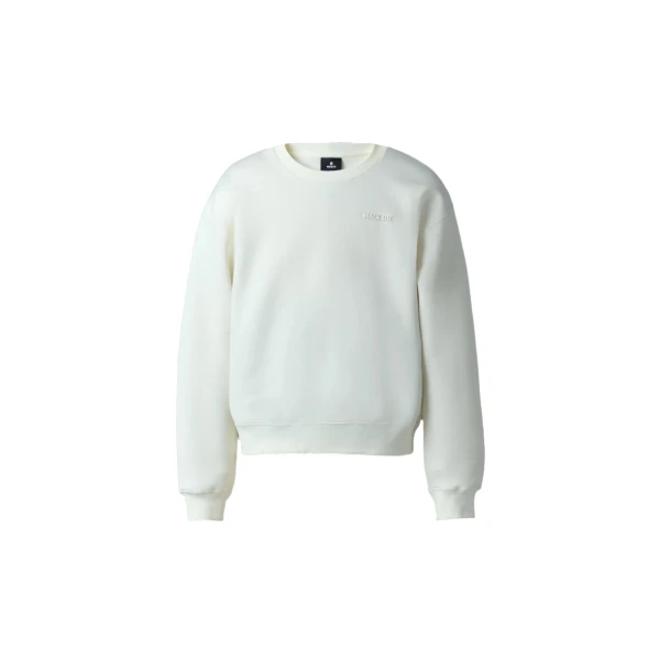 Julian Double-Face Jersey Sweatshirt in Cream