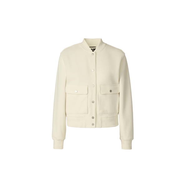 mackage juniper-k brushed knit bomber jacket