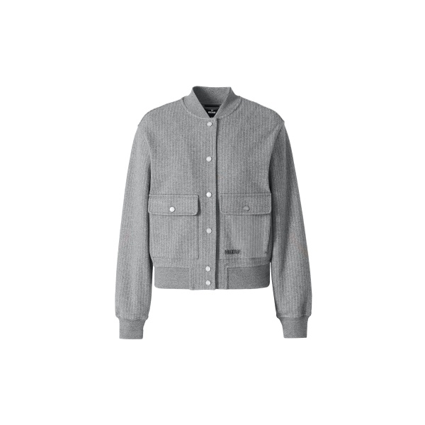 mackage juniper-k brushed knit bomber jacket