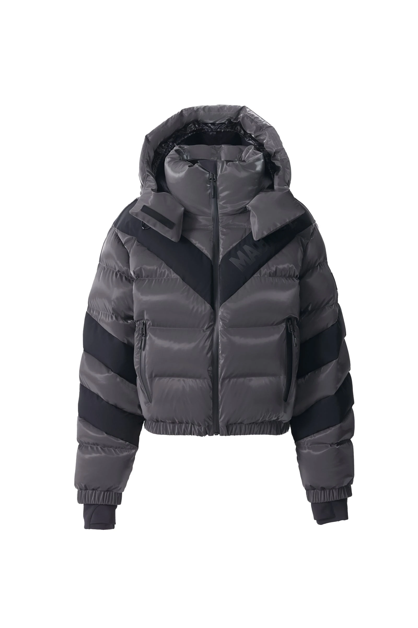 Mackage Kairi-GLO High-Gloss Down Ski Jacket in Carbon Mackage Kairi-GLO High-Gloss Down Ski Jacket in Carbon | Ski jacket | Coveti