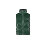 Mackage Kane-GLO High-Gloss Down Vest in Evergreen