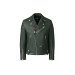 Mackage Kenneth-PB Leather Moto Jacket in Evergreen