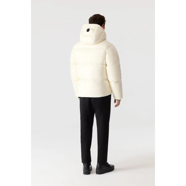 Mackage Kent-Z Lustrous Down Jacket in Cream