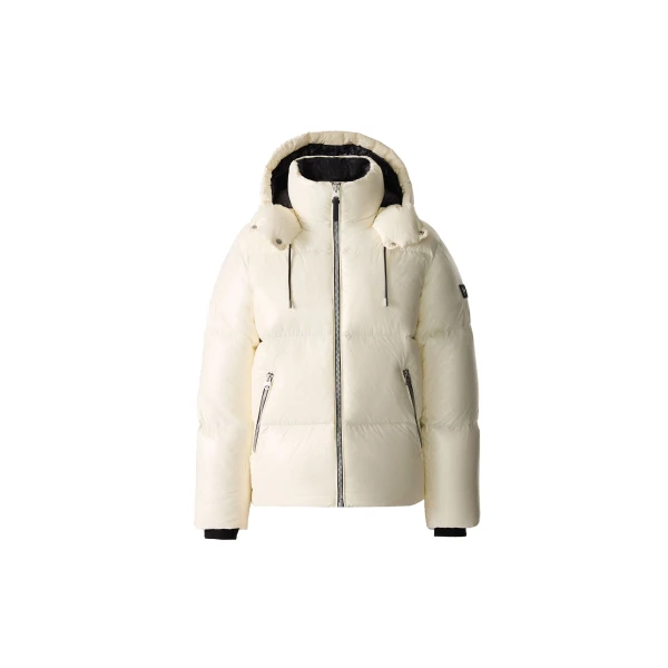Kent-Z Lustrous Down Jacket in Cream